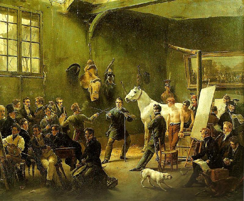 l' atelier du peintre, Horace Vernet